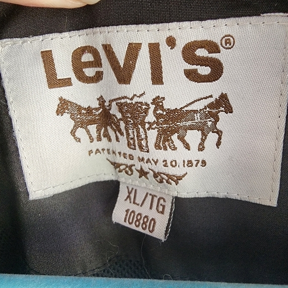 Vintage Y2K Levis Men's Casual Jacket Size XL with walkie talkie pocket - Picture 8 of 14